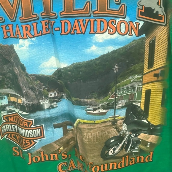 Harley Davidson Mile 1 St John’s NFLD shirt. Size 2XL(2018) - Picture 4 of 7